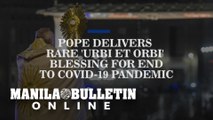 Pope Francis delivers rare 'Urbi et Orbi' blessing amid COVID-19 pandemic