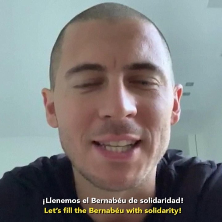 Real Madrid stars call on fans to 'fill the Bernabeu with solidarity'