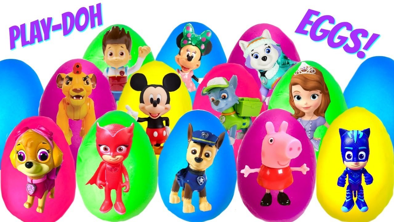 Paw patrol play doh eggs hotsell