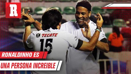 Ronaldinho es mejor persona que jugador