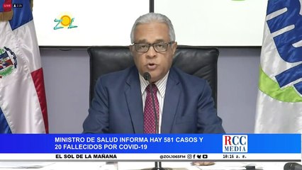 Ministro de Salud: Actualizacion casos Covid-19; Situacion en SFM