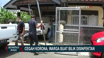 Kreatif! Warga Bengkulu Buat Bilik Disinfektan secara Swadaya