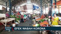 Efek Wabah Corona, Omset Pedagang Pasar di Manado Turun Drastis