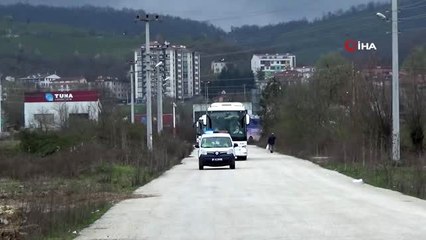 Yurt dışından gelen 280 kişi Düzce'de yurda yerleştirildi