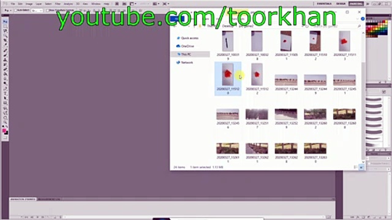 How to make .gif game for Social Media - Photoshop Urdu tutorial, toorkhan - dailymotion