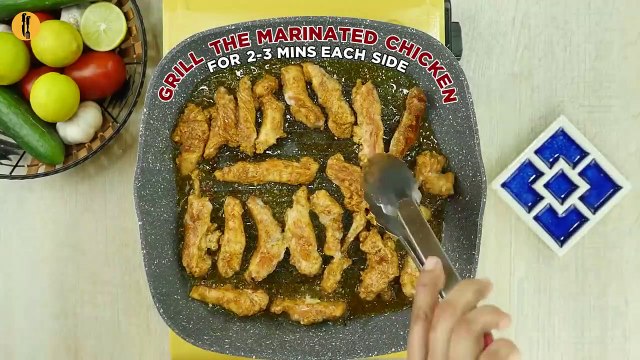 Grilled chicken shawarma with Lebanese style pita bread Recipe.