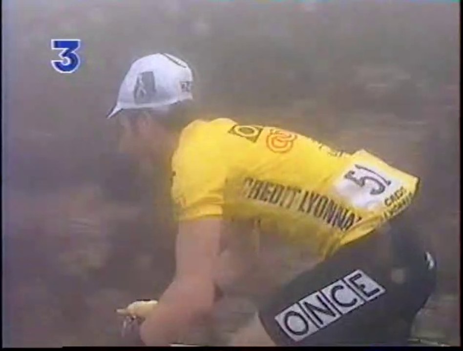 Critérium 1995 - étape 2 - Mazamet-Pic de Norre (résumé)