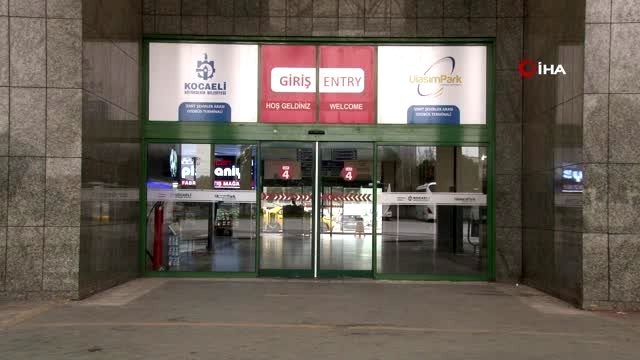 Kocaeli Şehirlerarası Otobüs Terminali boş kaldı
