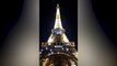 La Torre Eiffel proyecta mensajes de agradecimiento