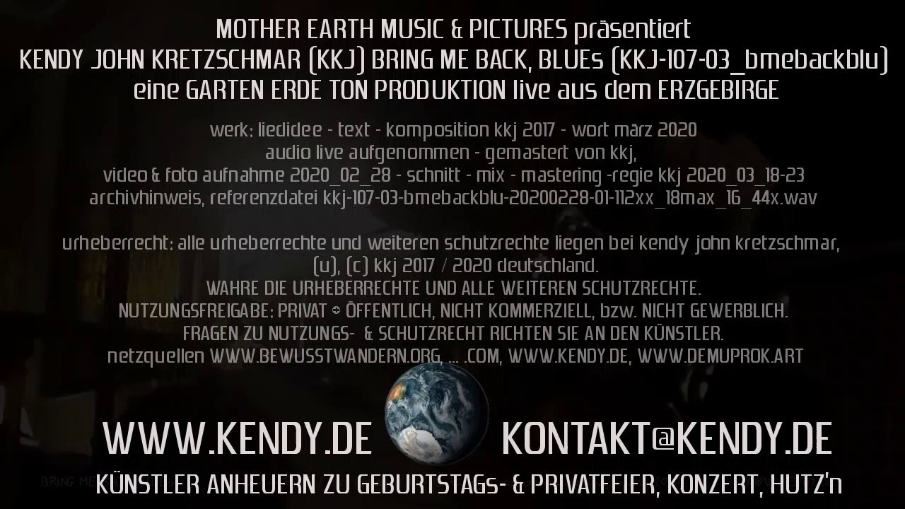 BRING ME BACK, BLUEs Live, Referenzvortrag Bewusste Kooperation [Kendy John Kretzschmar, KKJ-107-03]