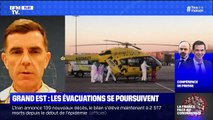 Coronavirus: une première évacuation par hélicoptère militaire pour transférer des patients de Metz vers l'Allemagne est en cours