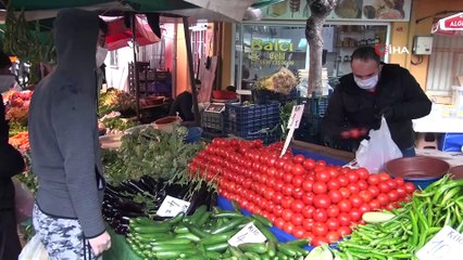 Pazarcılar yeni tedbirlere uydu, vatandaşlar memnun oldu