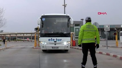 Manisa'da otobüslerde koronavirüs denetimi