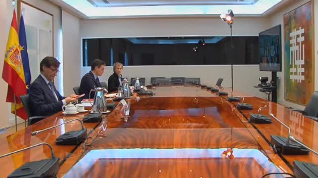 Sánchez preside la reunión del Comité Científico del coronavirus