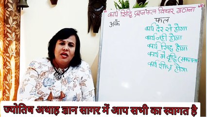prashan vichar:- किये काम का रिज़ल्ट आने से पहले ज्योतिष गणना से जाने इंटरव्यू,एग्जाम,जॉब आदि मे सफलता मिलेगी या नहीं