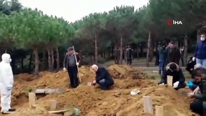 Koronavirus’ten Ölen Yaşlı Kadın Yoğun Önlemler Altında Toprağa Verildi