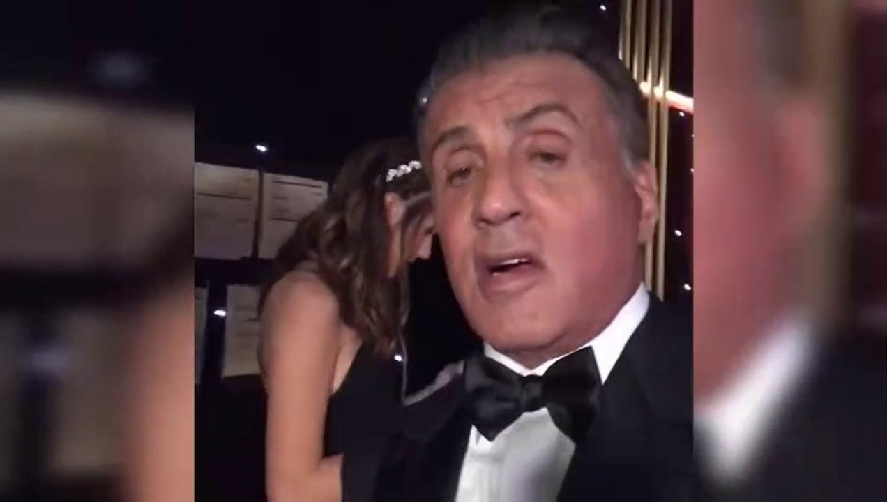 Sylvester Stallone embarrassing his daughters for straight 17 minutes