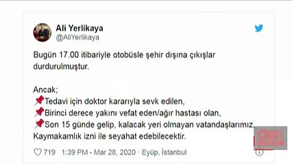 Son dakika... İstanbul'dan otobüsle şehir dışına çıkışlar durduruldu