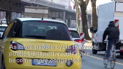 Amid coronavirus, Berlin makes way for cyclists