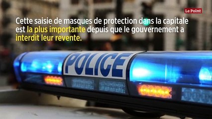 Un homme mis en examen après la découverte de 23 000 masques dans une camionnette