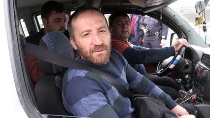 Yozgat'a giriş çıkış yapan yolcuların ateşi ölçülüyor