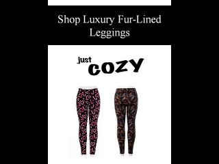 Shop Luxury Fur-Lined Leggings