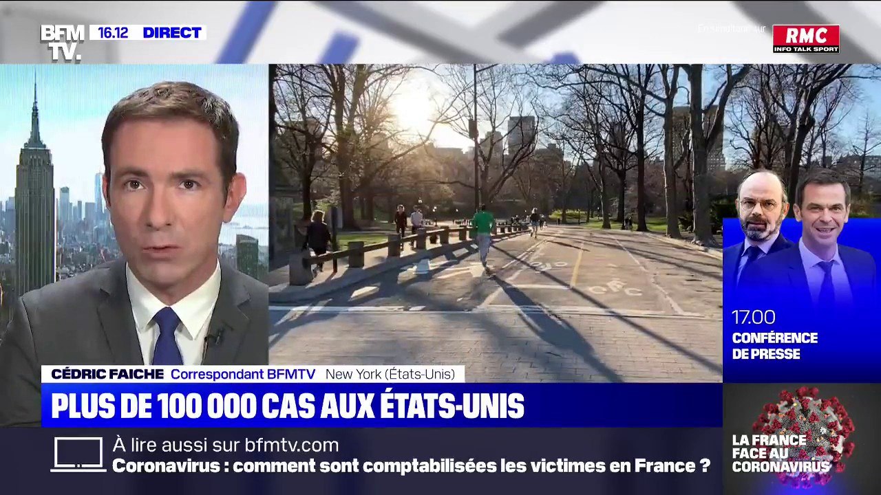 Coronavirus: plus de 100.000 cas aux États-Unis