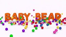 3D BABY BEAR Aprende los colores y las frutas con el microondas mágico  Videos infantiles 3D