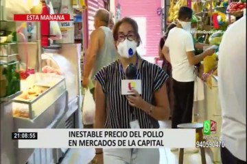 Precio del pollo es inestable en mercados de la capital