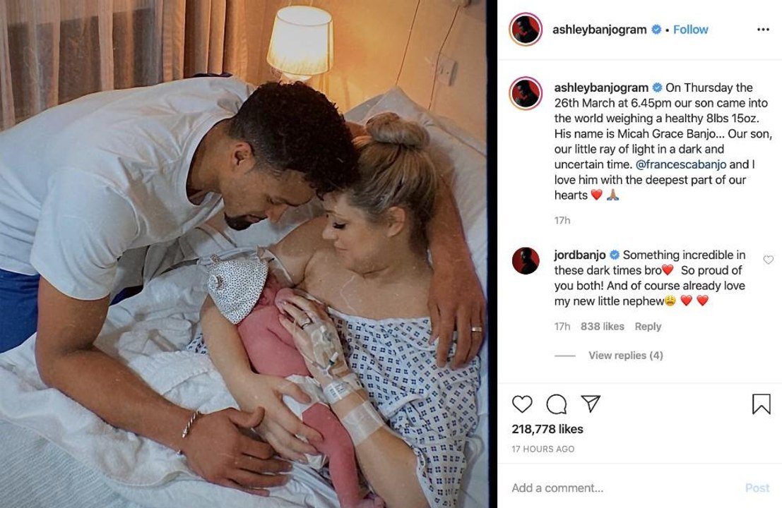Ashley Banjo is a dad again