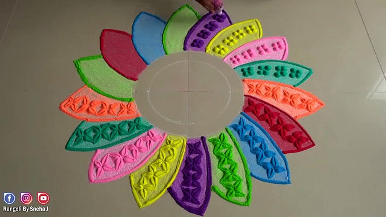 Best Rangoli ,Trick  Festival, Special Rangoli, using bottle  ,Rangoli Hack
