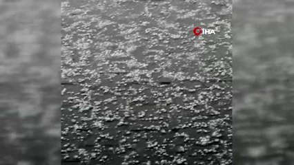 Adana'da dolu yağışı hayatı olumsuz etkiledi