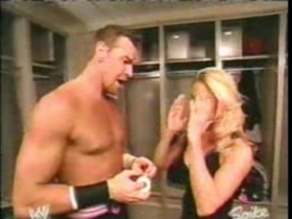 2.23.04 Trish Stratus & Christian Backstage Segment
