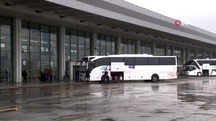 Genelge sonrasında otobüs terminalleri boş kaldı