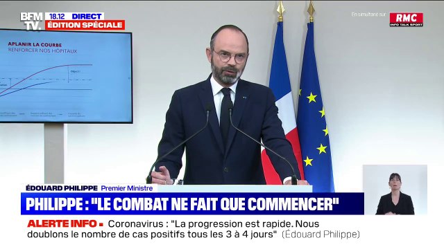 Édouard Philippe: Nous avons tout mis en oeuvre pour augmenter notre capacité d'accueil dans les services de réanimation