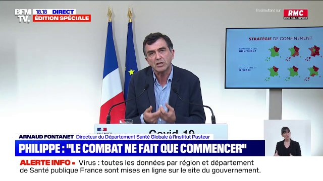 Selon le professeur Arnaud Fontanet, nous verrons l'impact du confinement, nous l'espérons, en fin de semaine prochaine