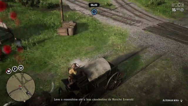 Red Dead Redemption 2 (Glitch during Moonshine Delivery)