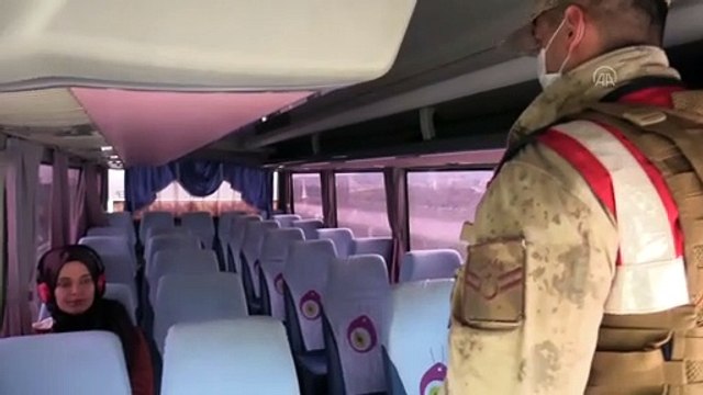 Kontrol noktalarında 'Kovid-19' denetimi - HATAY/BİNGÖL/ELAZIĞ