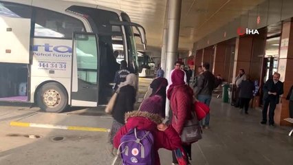 Isparta Otogarı'na gelen yolcular geri gönderildi