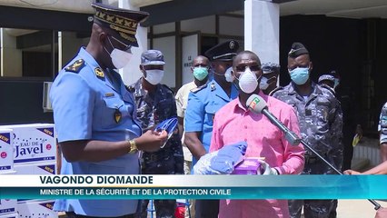 Coronavirus :  Des kits de protection pour la Police Nationale de Côte d'Ivoire