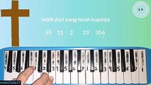 NOT PIANIKA LAGU HATIMU ADA BAGIKU [JCLF] | LAGU ROHANI