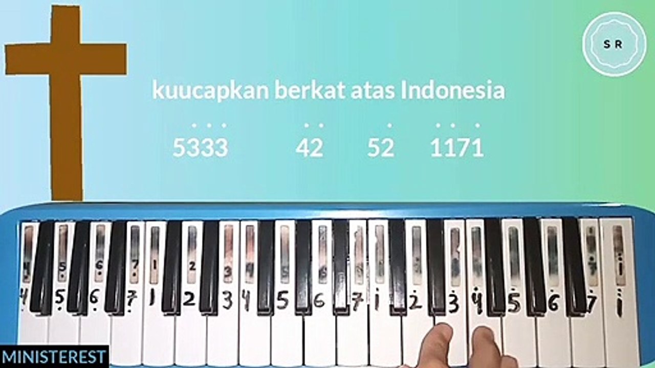 NOT PIANIKA LAGU DOA KAMI (BAGI BANGSA INI) [JCLF] | LAGU ROHANI