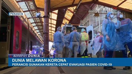 Perancis Pakai Kereta Cepat TGV Evakuasi Pasien Corona