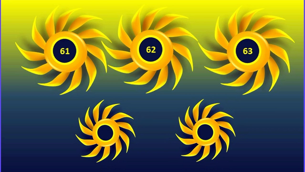 ENGLISH NUMBER-61 TO 70