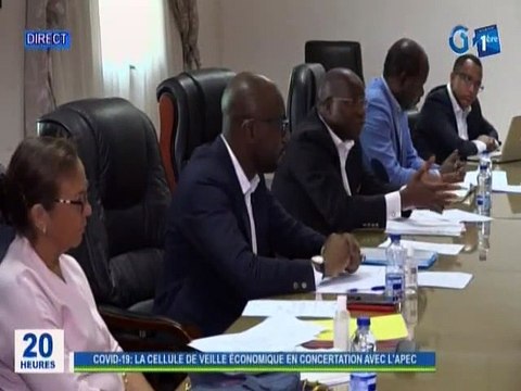 RTG/Covid 19 - La cellule de veille économique en concertation avec L’APEC pour parler des questions de stratégies économiques
