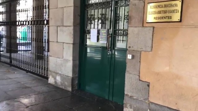 La DYA desinfecta una residencia de religiosos en Bilbao