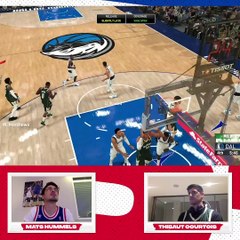 NBA2K SUNDAYS with Thibaut Courtois EPISODE 1, Milwaukee @ Dallas (Spanish Subtitles)