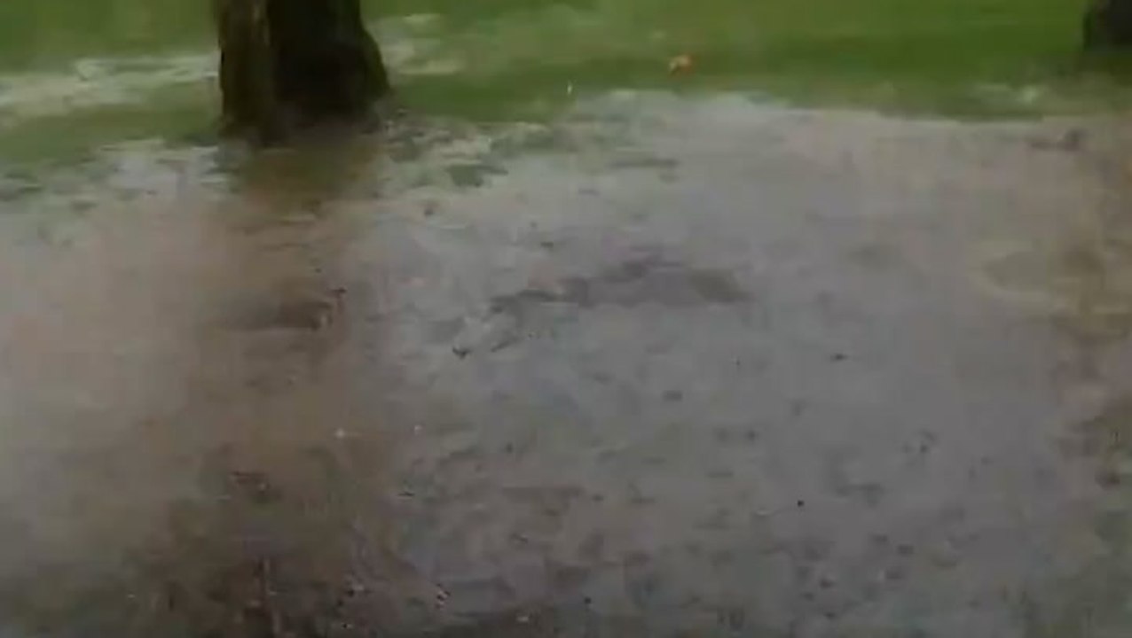Heavy rain and hail starts flooding in Pennsylvania