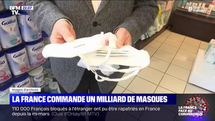 Coronavirus: la France commande un milliard de masques