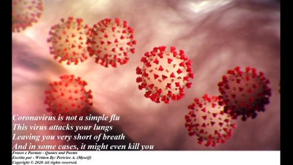 Coronavirus can kill you: Covid-19, end of humanity or evolution? Stay at home! [Quotes and Poems]